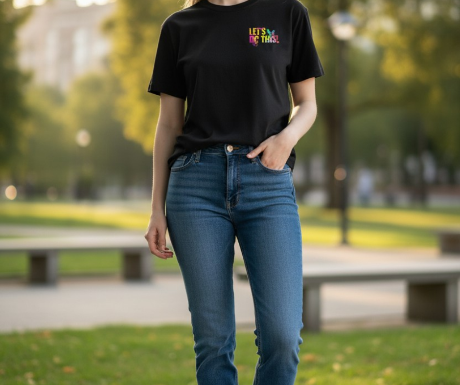 Let's Do This | Black T-shirt - Small Print