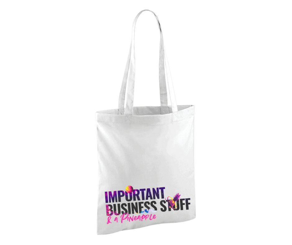 Important Business Stuff | White Tote