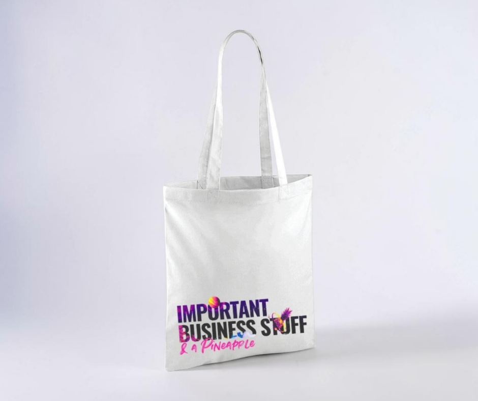 Important Business Stuff | White Tote
