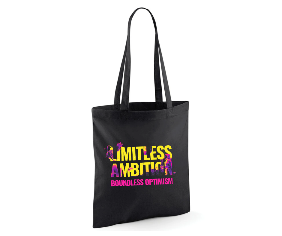 Limitless Ambition | Black Tote