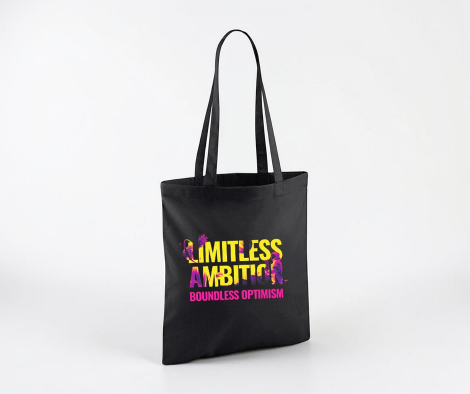Limitless Ambition | Black Tote