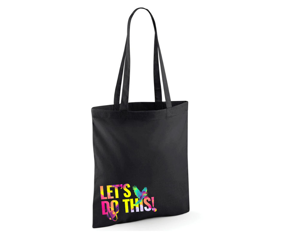 Let's Do This | Black Tote