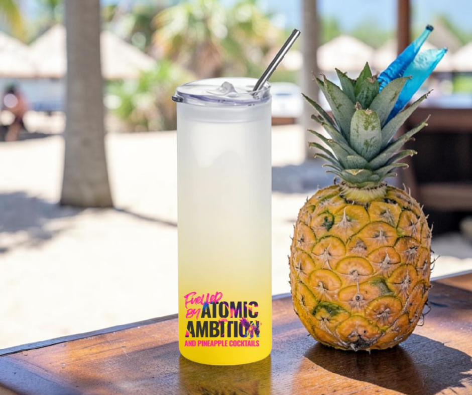 Fuelled by ATOMIC Ambition & Pineapple Cocktails | Tumblers
