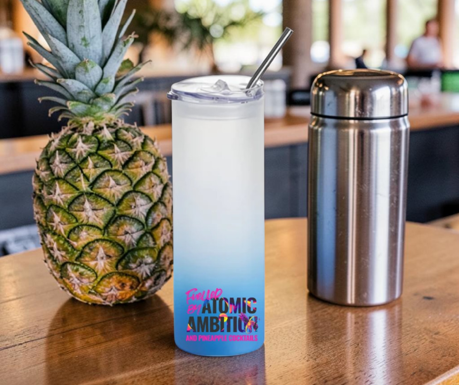 Fuelled by ATOMIC Ambition & Pineapple Cocktails | Tumblers