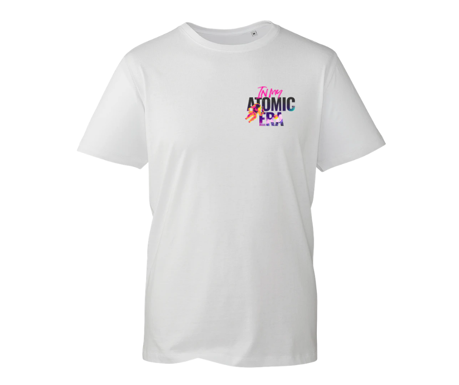 In My ATOMIC Era | White T-shirt - Small Print