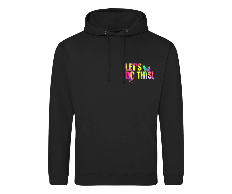 Let's Do This | Black Hoodie - Small Print
