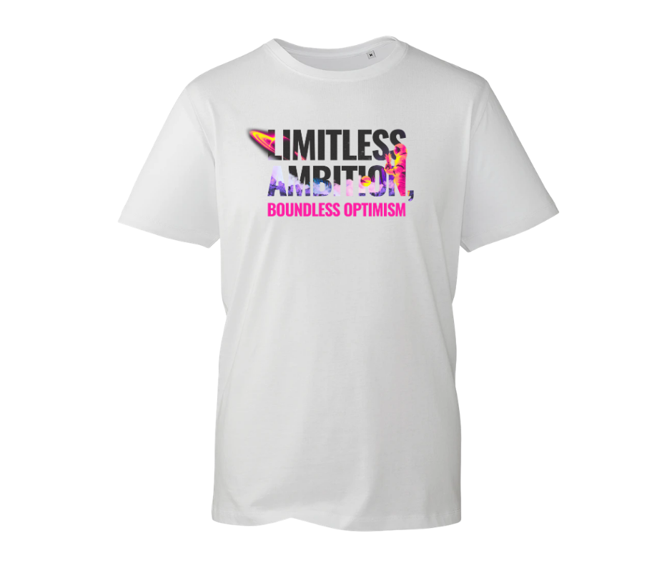 Limitless Ambition | White T-shirt - Large Print